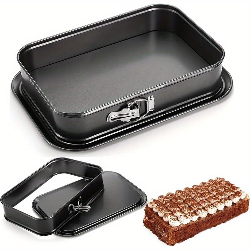 CIVJET Carbon Steel Loaf Pan with Nonstick Coating Springform Bread Baking Mold for Homemade Bread Cakes Desserts Easy