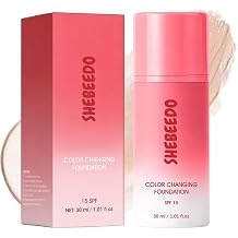 Colour Changing Foundation SPF15, Foundation for Mature Skin, Tone Adapting