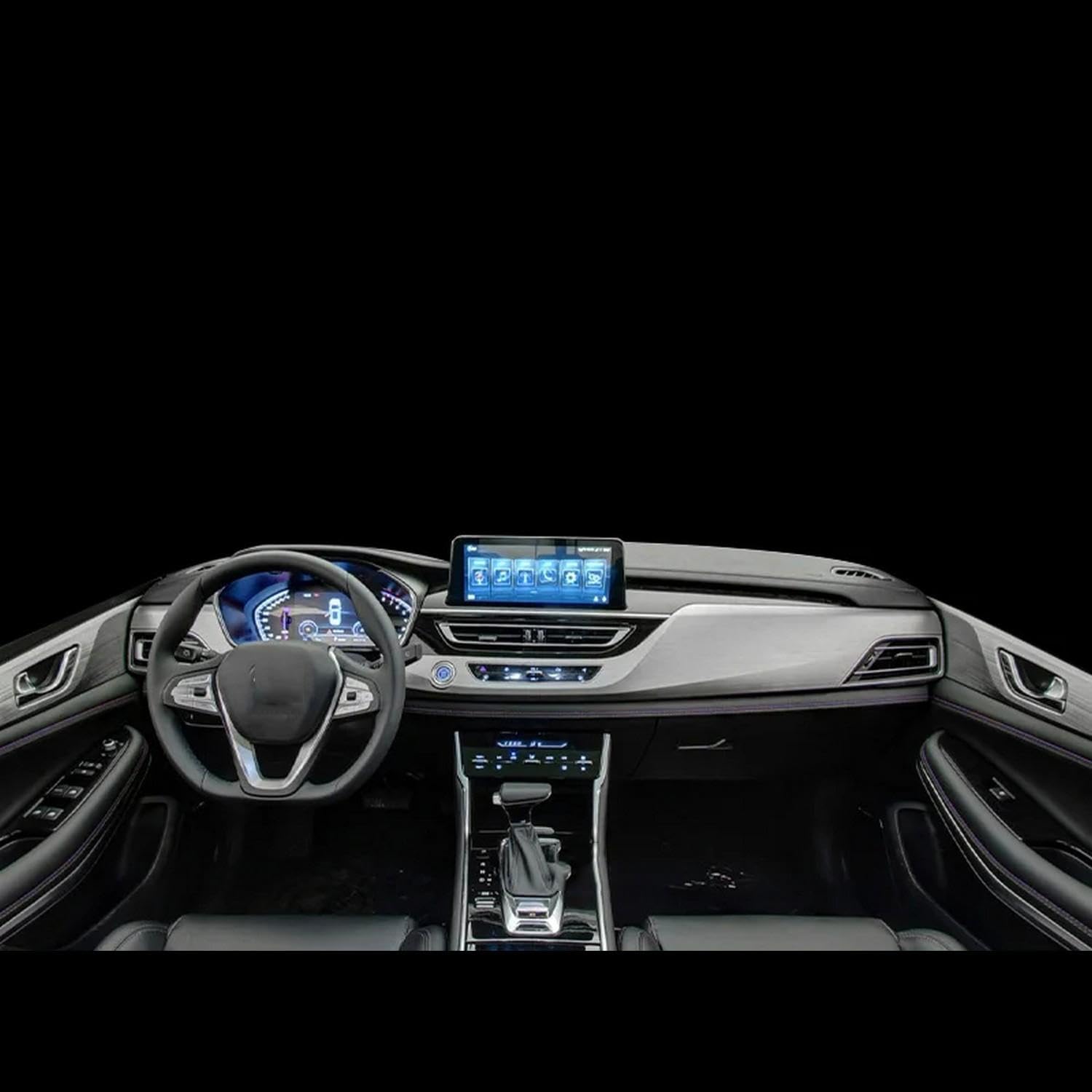 Film transparent en TPU Changan CS75 2018-2023 protection console centrale et portières