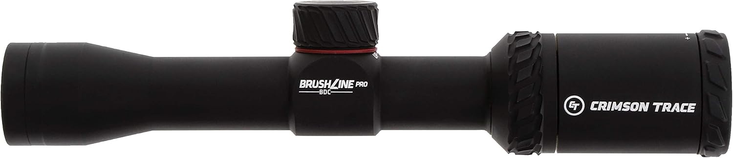 Crimson Trace Brushline Pro 2.5x28mm Pistol Scope with SFP, BDC Pro Reticle, Lightweight Solid Construction, Scope Caps and Lens Cloth for Hunting, Shooting and Outdoor, black : Everything Else