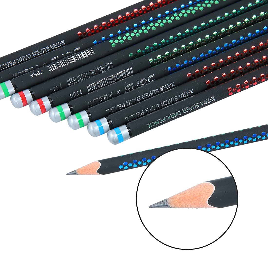 Amazon.com : DOMS Fusion X-TRA Super Dark Pencils Pack of 5