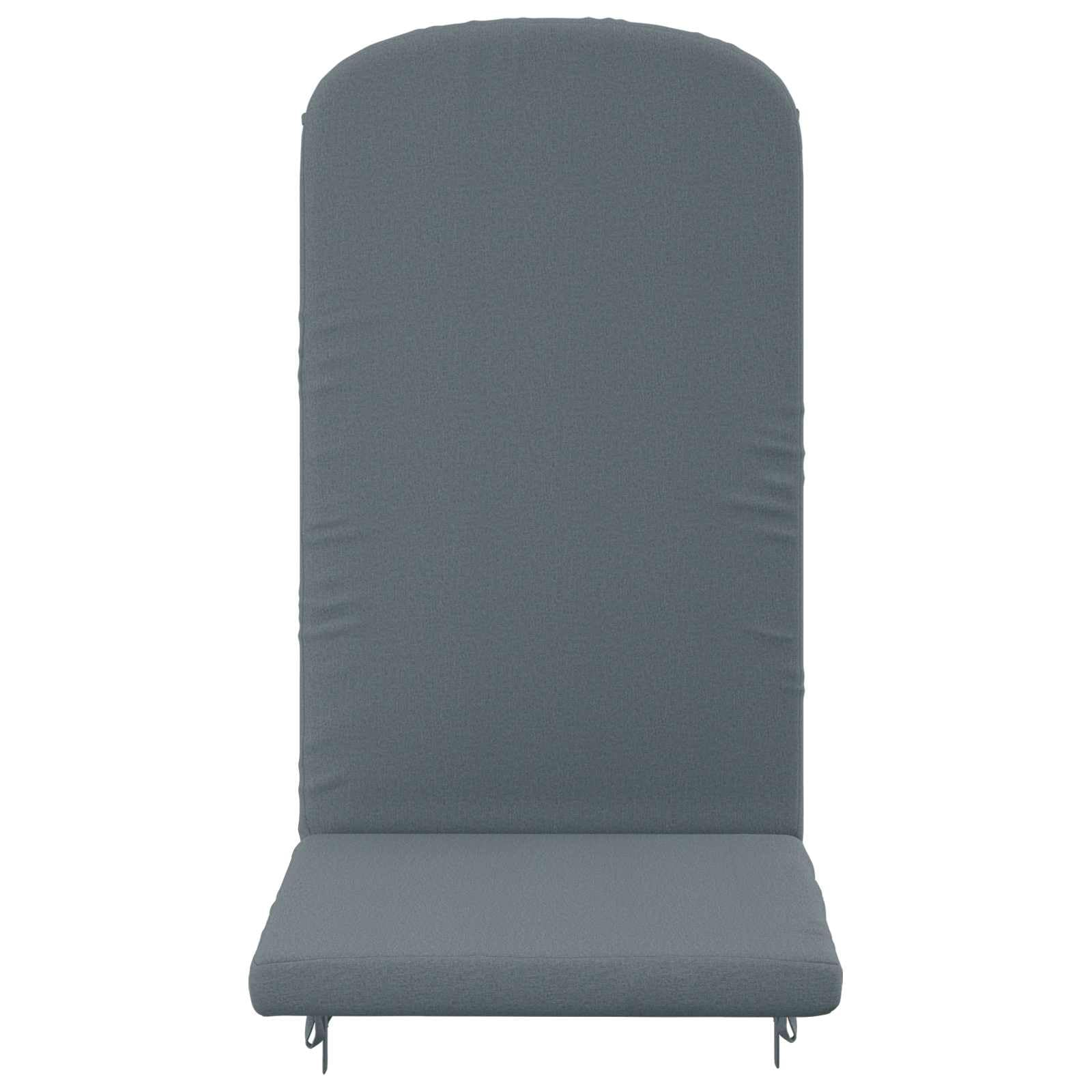 Cuscino per Lounger in 100% Poliestere Blu, Forma Rettangolare e a D