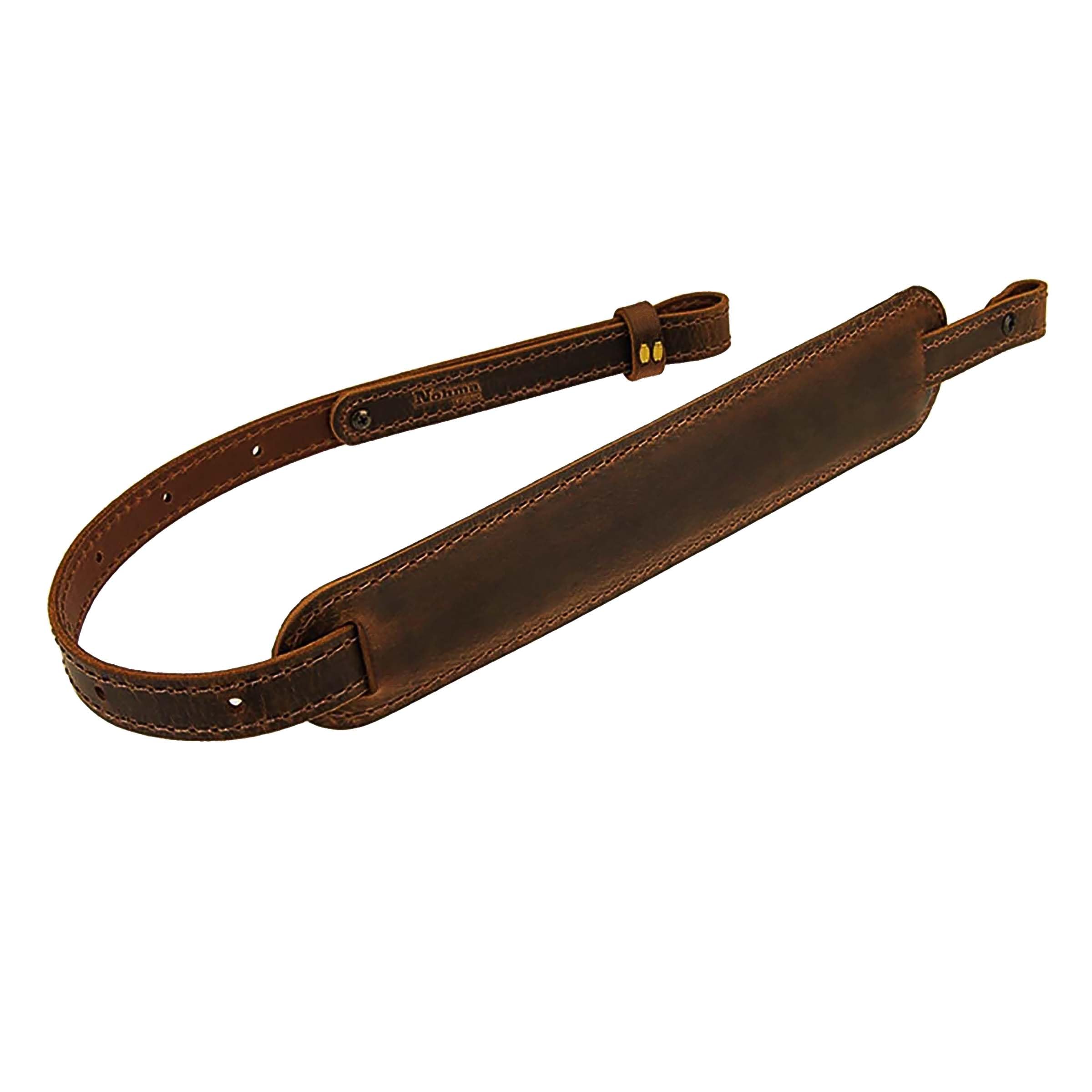 Nohma Leather BF500 Buffalo Leather Padded Rifle Gun Sling, Crazy