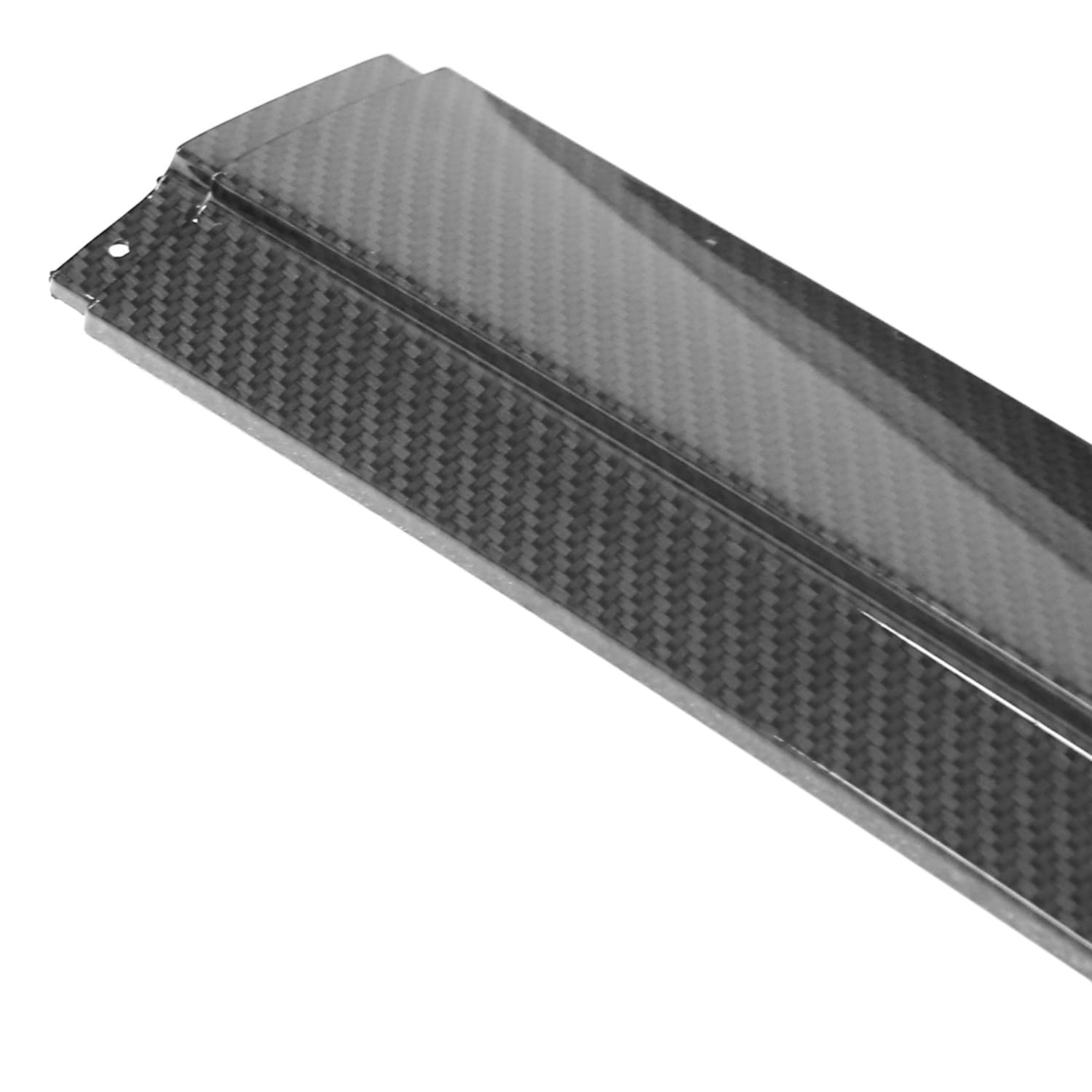Samochód 3 Sztuki Przedni Zderzak Canard Lip Splitter Ciała Łopaty Spojler Zderzaka Zamiennik Dla Forda Dla Mustang 2015-2019(Gloss Black)