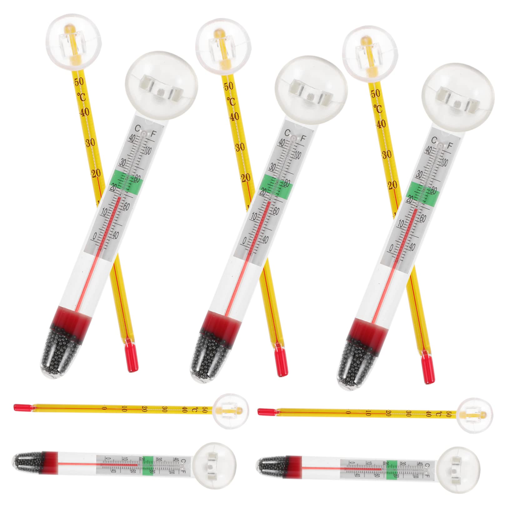 UPKOCH 2 Set Termometro Per Acquari Temperatura Acquario Termometri Digitali Accessori Per Acquari Di Tartarughe Termometro Per Serbatoio Di Pesce Bicchiere 10 Pezzi*2
