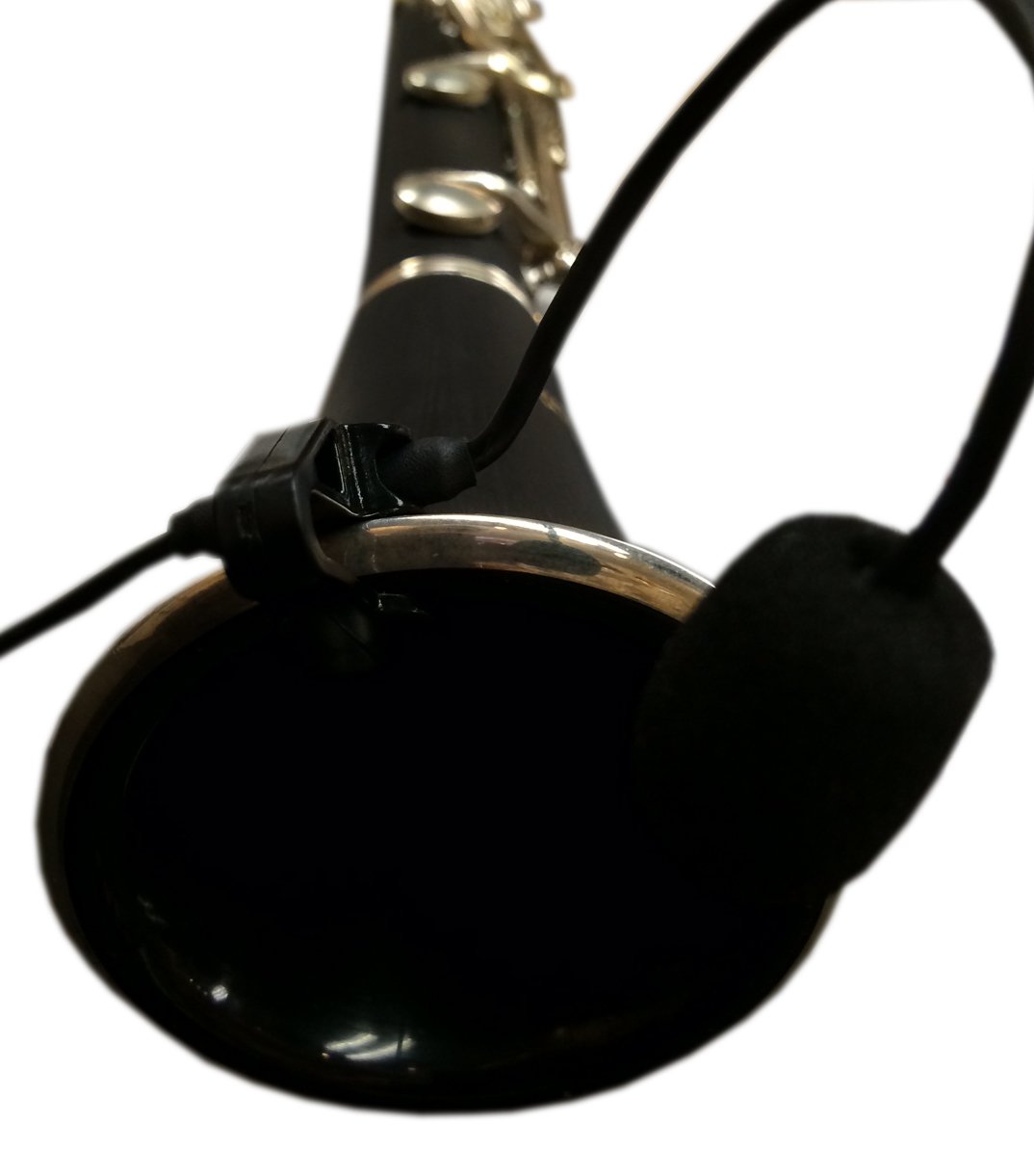 The Feather Clarinet Pickup with Flexible Micro-Gooseneck by Myers Pickups