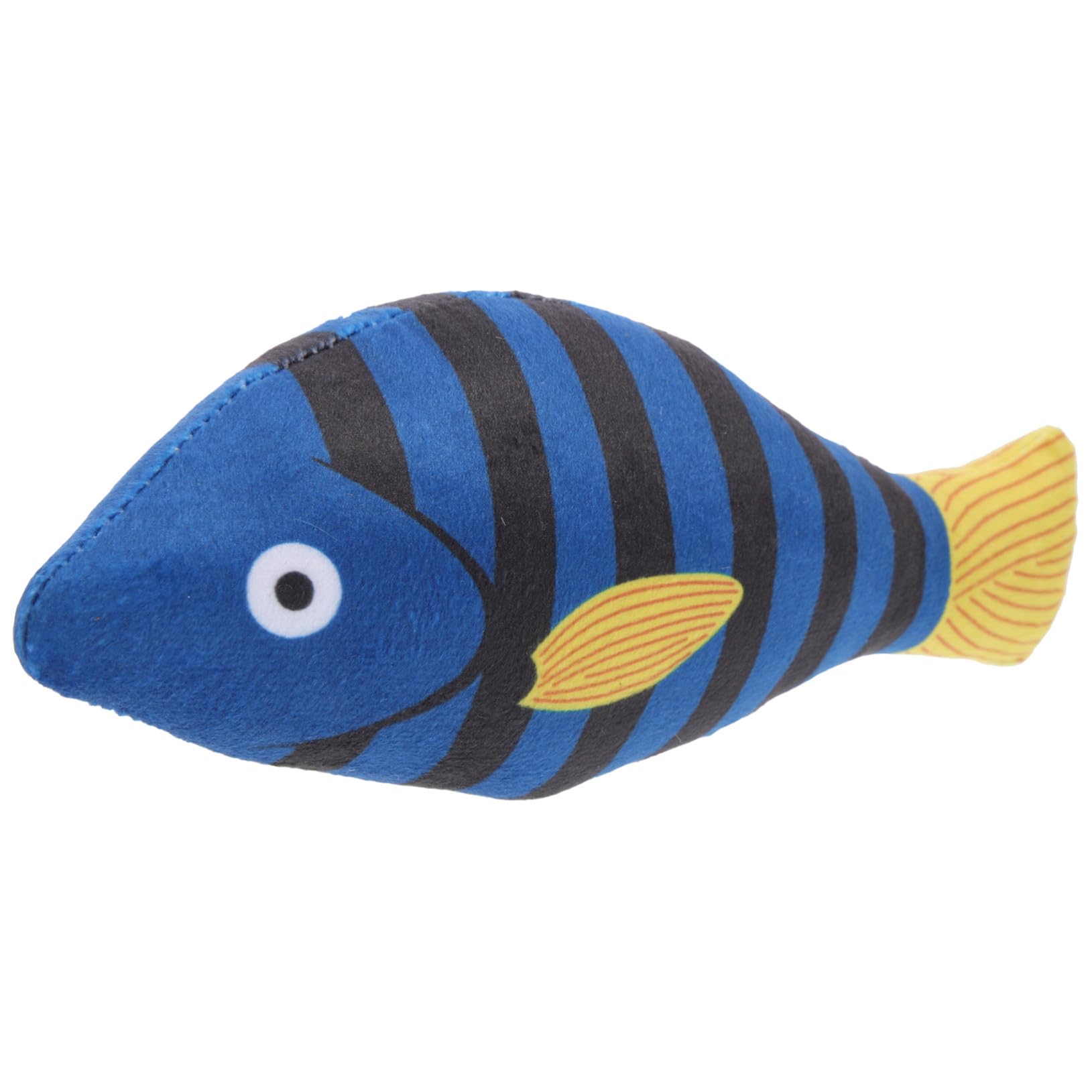 ifundom Jouet de Poisson à Mâcher pour Chat Herbe à Chat Naturelle Peluche Douce Taille Moyenne Intérieur Chatons Adultes