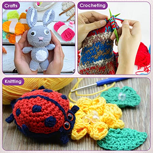 Willbond WILLBOND-YARN-ZX602 200 Rolls 25G Assorted Colors Acrylic Yarn Skeins Bulk 8749 Yards Multicolor Crochet Craft Yarn Skeins Acrylic Yarn Crochet thumb #5