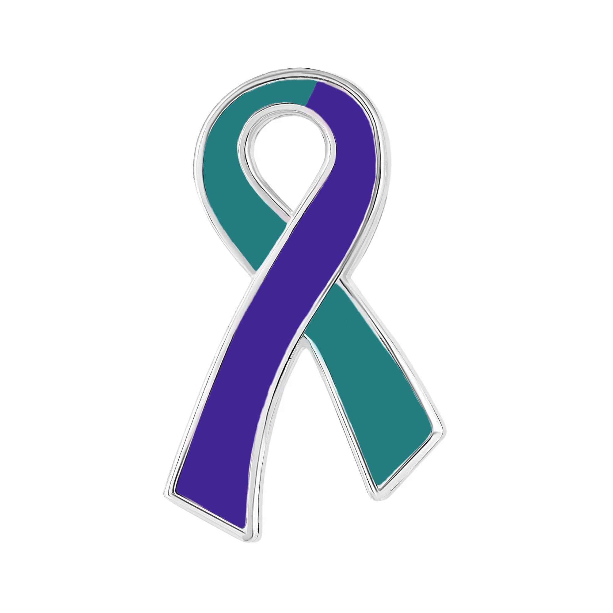 Ribbon Pins 1/5/25/100 for Cancer &amp; Disease Awareness - Various Causes - Bulk Quantities Available for Support Groups and Fundraising