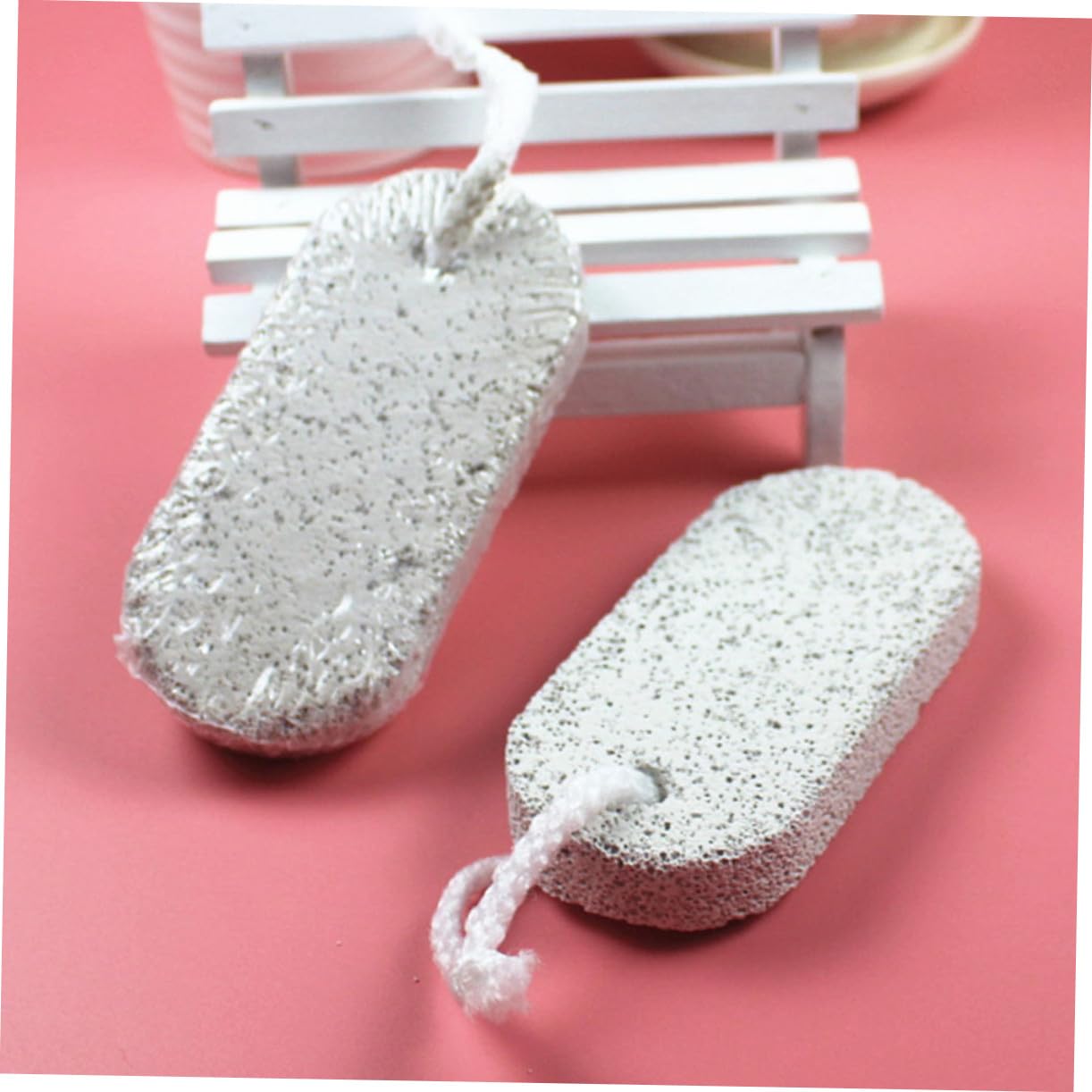 Pierre Volcanique Exfoliante pour Pieds Outils de Pédicure Solide pour Enlever Peau Morte 20pcs pour Bain de Pieds et Salon de Beauté