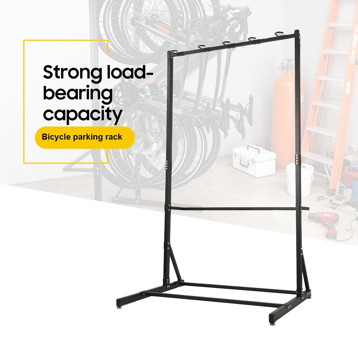 Freistehender Fahrradständer 5 Fahrräder Fahrrad Ständer Halter 60KG