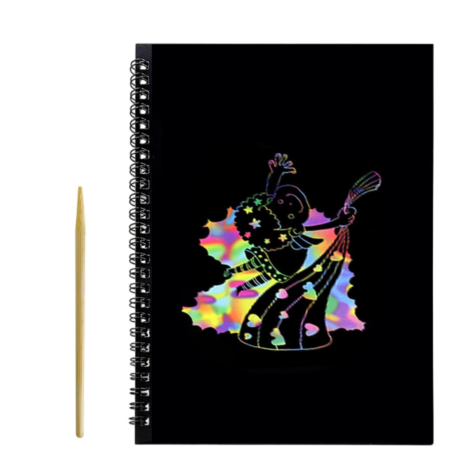 Paper Set - Art Notebook 23x16cm Paper | Birthday for 3-10 Year Old Girls Boys, Arts and Crafts Age 4-7 | Creative Rainbow Drawing Toys 6-12 Year Olds