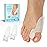 Promifun Bunion Cushion Protector, 10 Packs of Bunion Corrector Pads with Separator for Big Toe, Gel Shield for Foot Pain Relief, Calluses, Corns - White