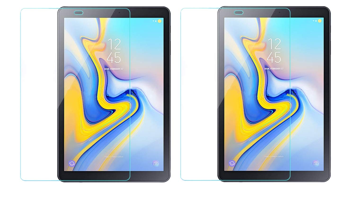 Colorcase (Pack of 2) Tempered Glass Screenguard for Samsung Galaxy Tab A 10.5 Tablet SM-T590 SM-T595 - [Transparent] (B07GLPDB6C) Amazon Price History, Amazon Price Tracker