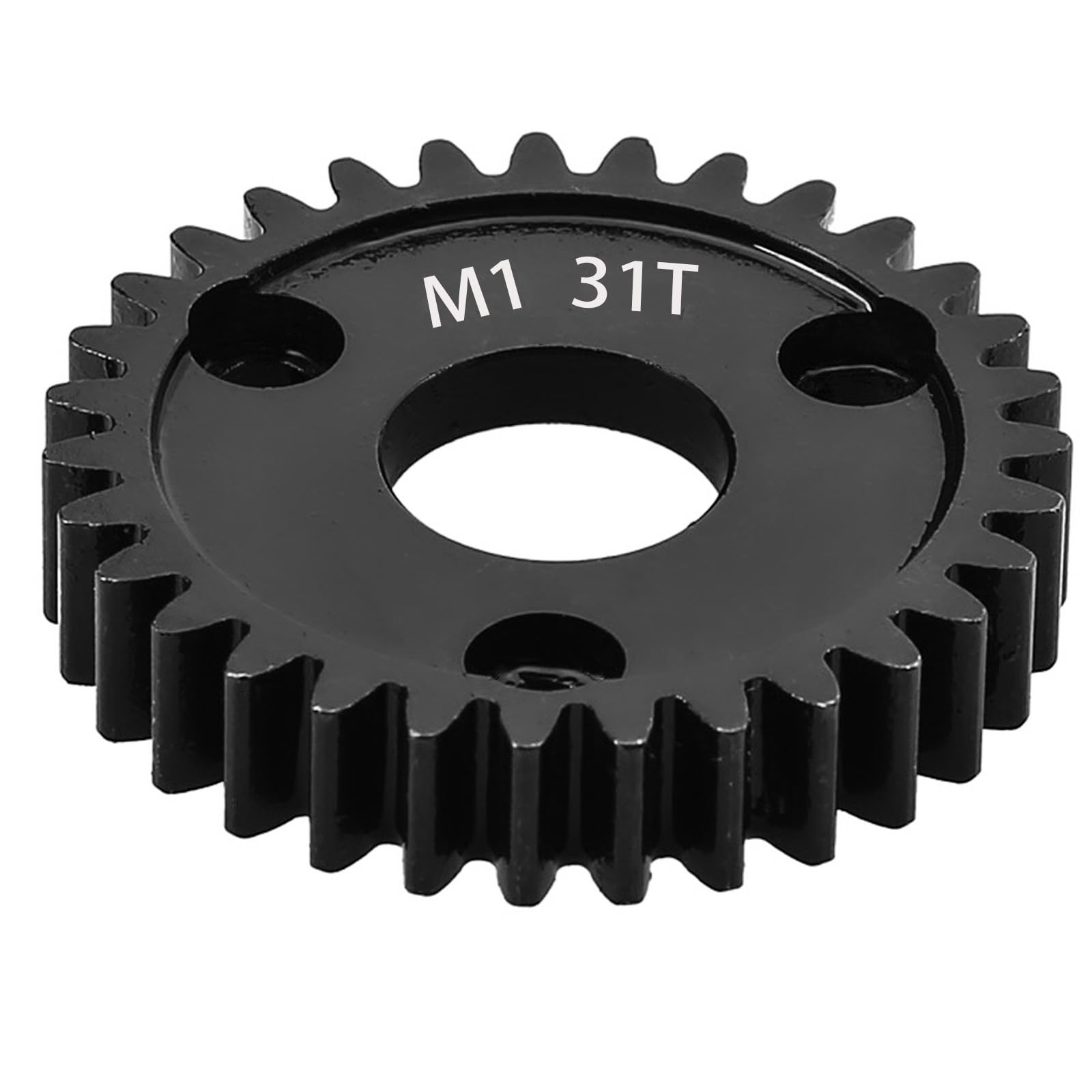 31-Tooth M1 Spur Gear 1.0 Metric Pitch, Hardened Steel Upgrades Main Gear 31T 33T 35T 37T 39T 41T 43T 45T 47T 49T 51T Spur Gear Mod 1 Fit for TRAXXAS Slayer Pro 4X4 Revo 3.3 ARRMA HPI HOBAO LOSI (31T)