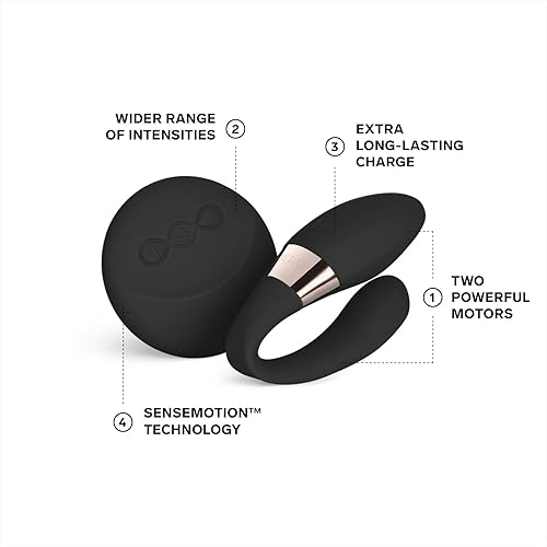 Miniatura 8 de LELO TIANI Duo - Vibrador para parejas para hombres y mujeres con 2 potentes motores y 8 ajustes de vibración, juguetes sexuales para adultos