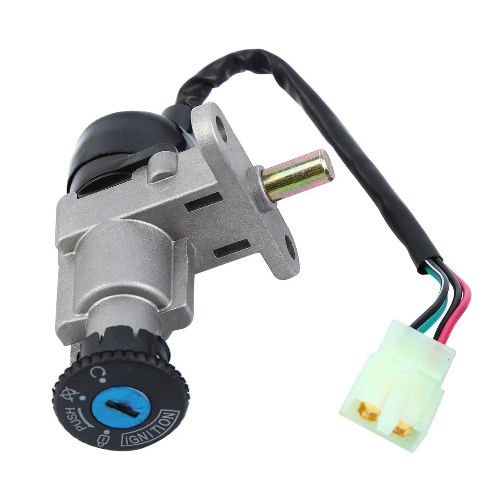 Schlösser & Verriegelungen 1PCS Motorrad 4 Pins Zündschlüssel Lock Set Für GY6 50/125/150cc Zubehör
