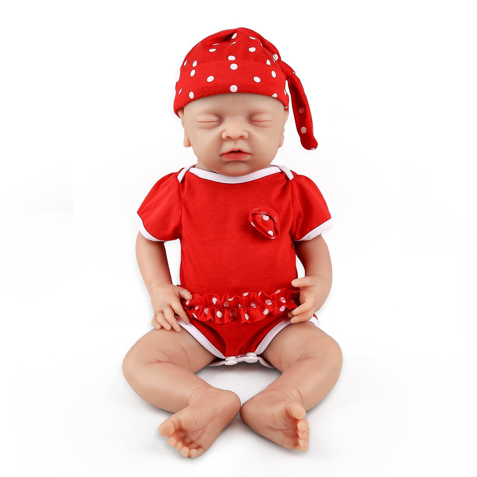IVITA Reborn Realistic doll - 10 inch Silicone Baby Dolls for Kids & Toddlers - Stress Relief & Therapy Gift