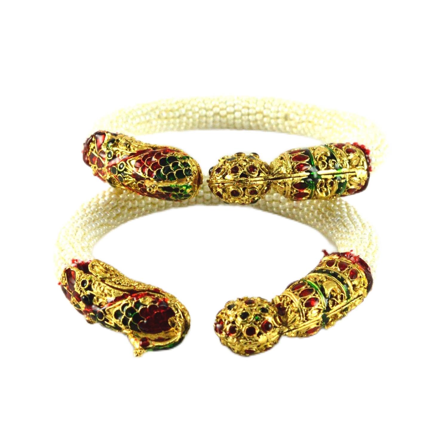 Vidhya Kangan Bangle Set for Women (White) (ban1150) (B00WULDIJW) Amazon Price History, Amazon Price Tracker