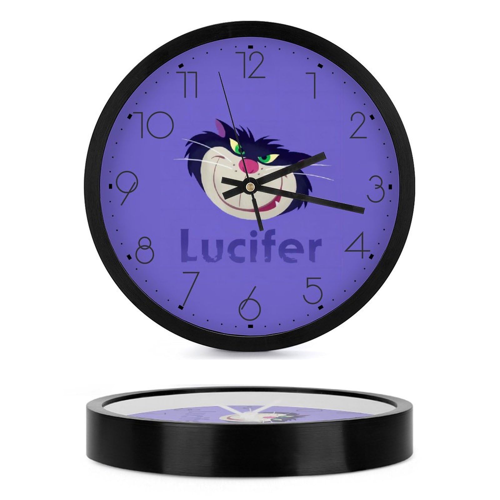 Amazon.co.jp: シンデレラ ルシファー 静音 時計 壁掛け時計 掛け時計