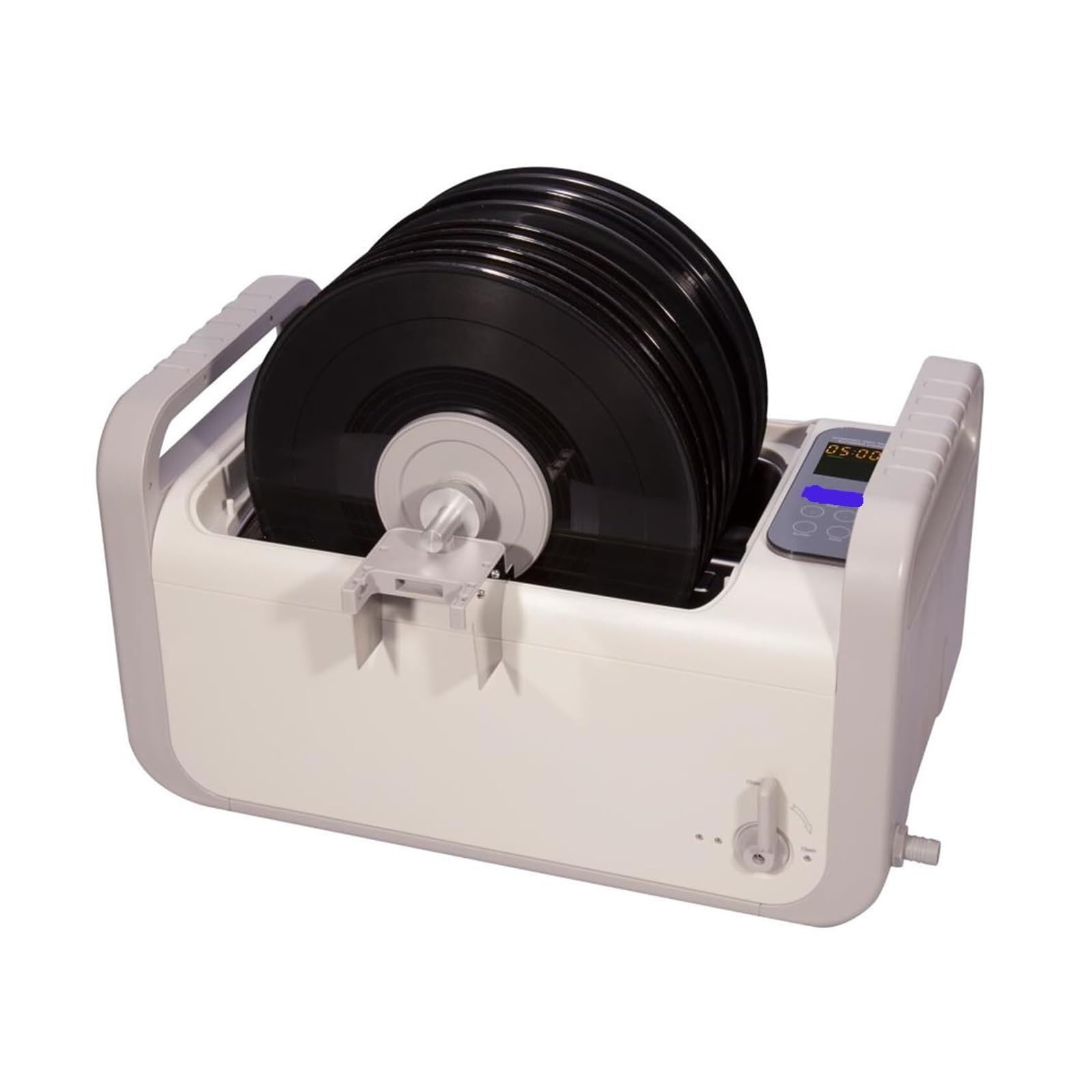 Nettoyant pour bijoux, Machine De Nettoyage À Ultrasons, Lumière Phonographe Disque Rondelle 7,5 L 410 W,pour supports(10 sheets)