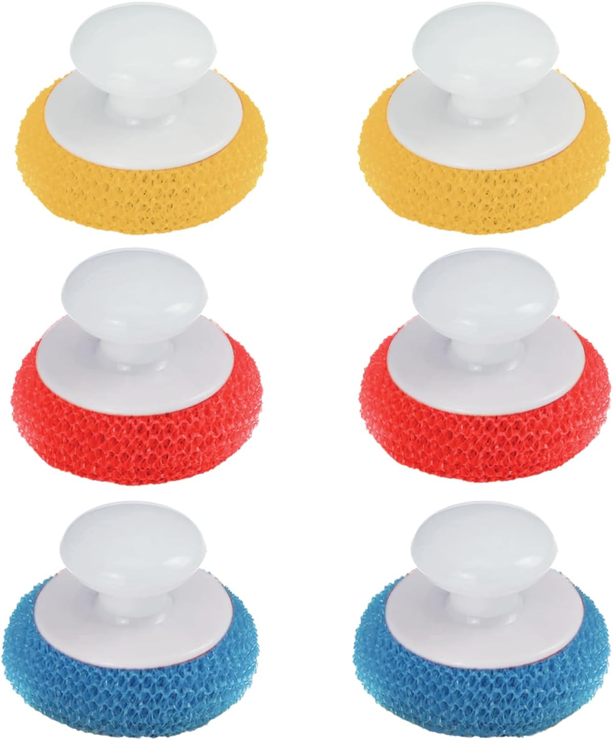 Jumbo Plastic Mesh Scouring Pads,Non-Scratch, Great for Pots,