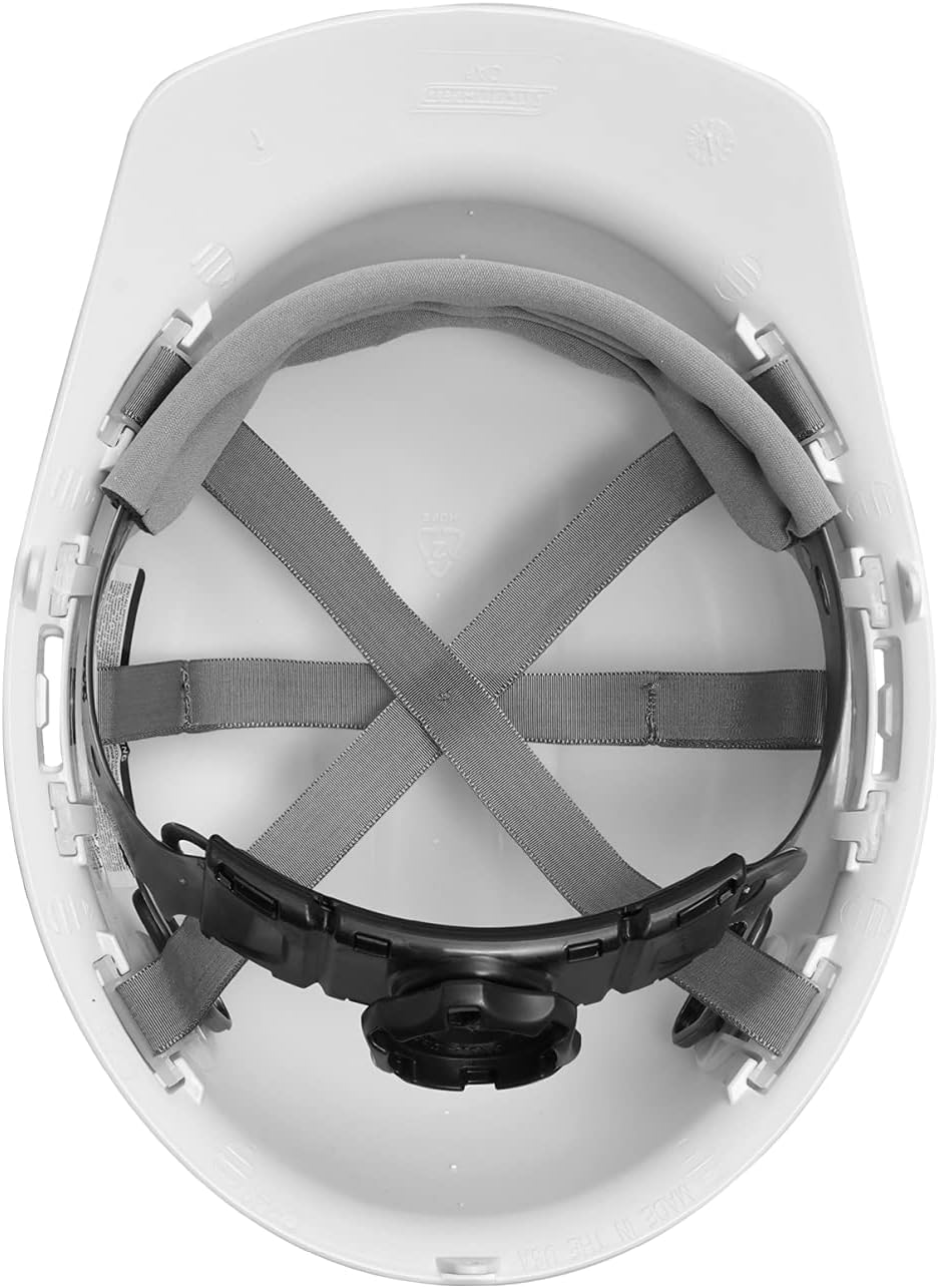 Ironclad Hard Hat Yukon ES600, Made in USA, Standard Brim, 6 Point Suspension, Class E, Color White (G60100)