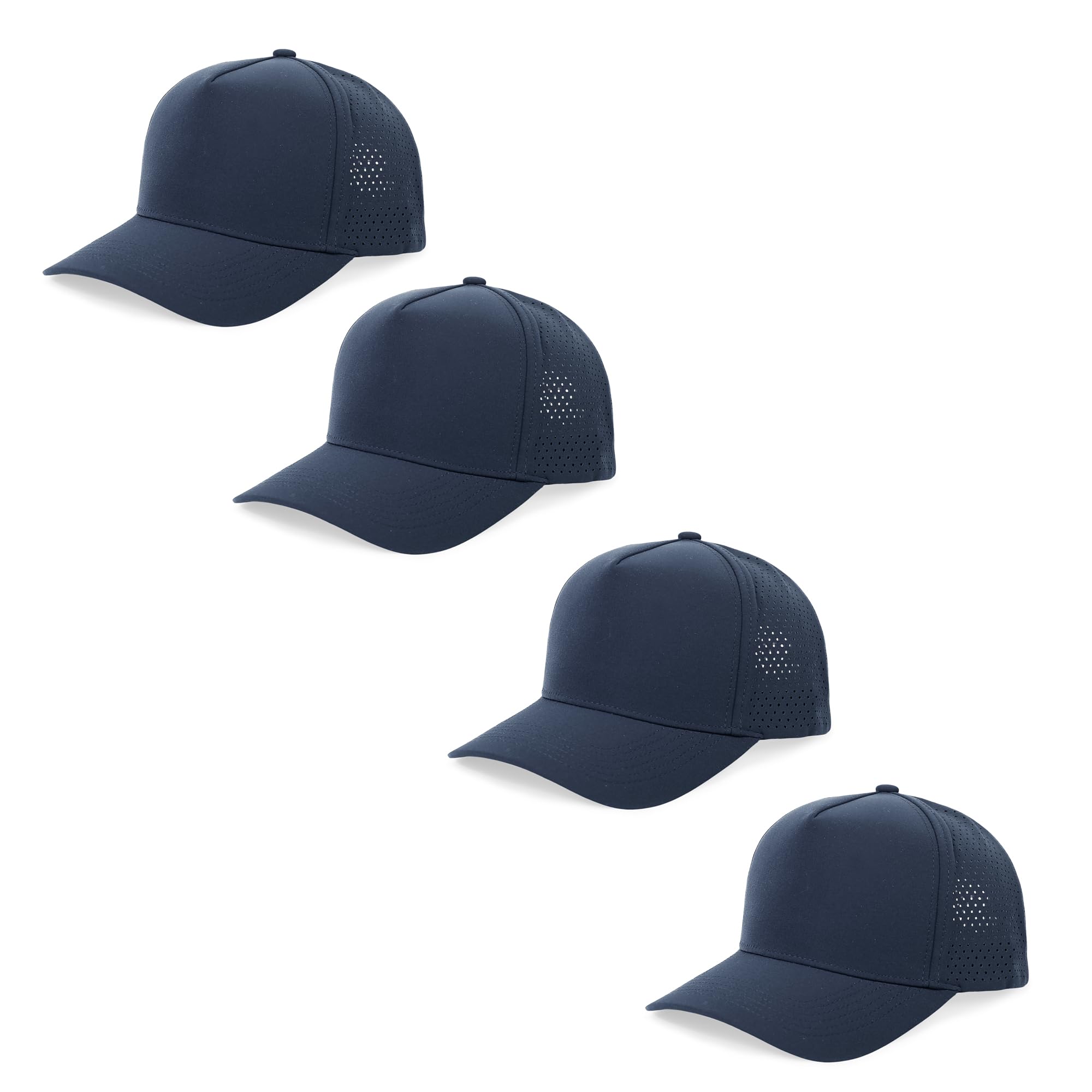 Baseballkappe, schnelltrocknend, atmungsaktiv, Netzstoff, Snapback-Hut, verstellbar, Sonnenschutz für Damen und Herren