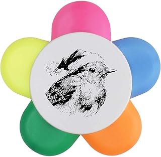 Azeeda 'Robin usando Santa Hat' flor forma re...