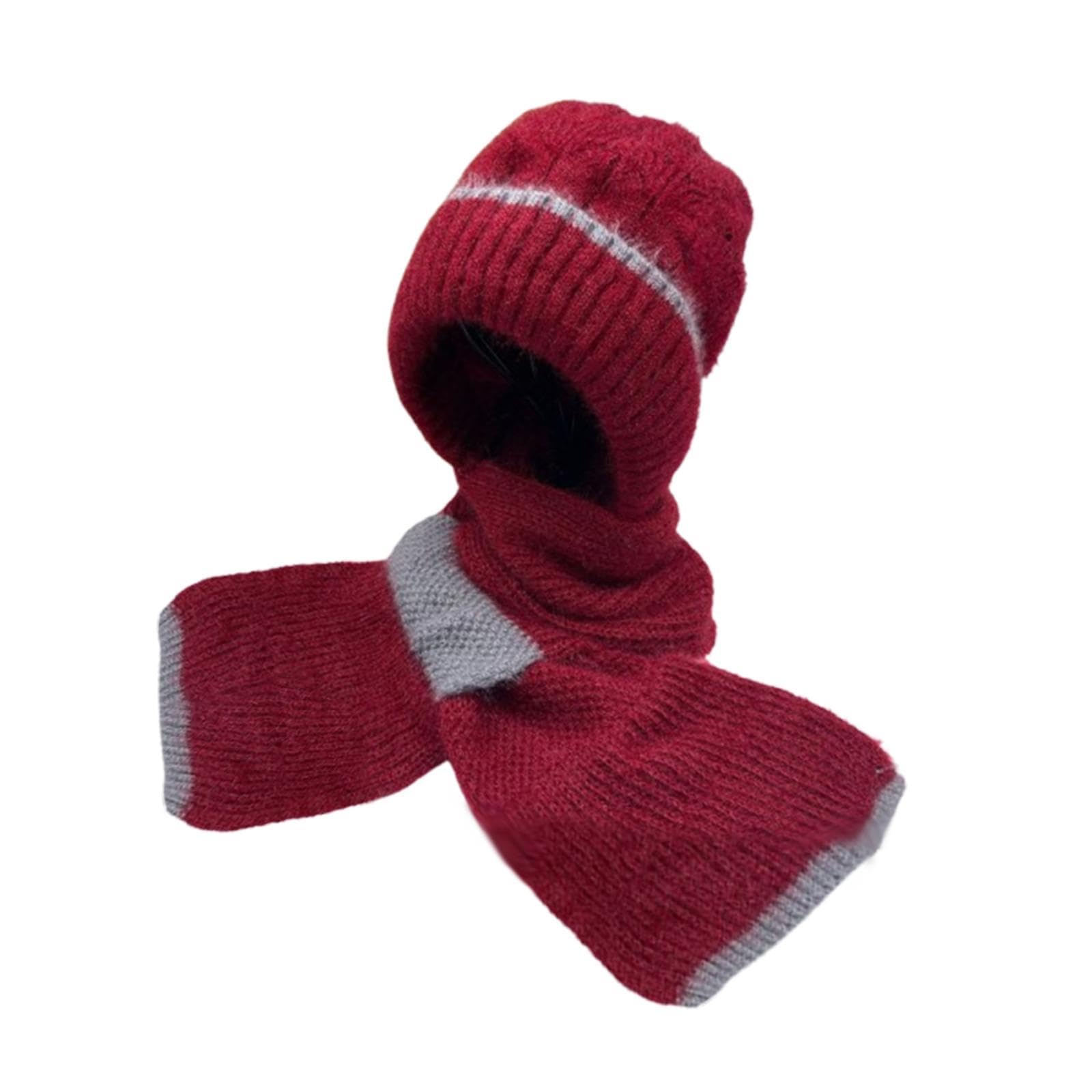 Womens Hooded Scarf Versatile Hat Scarf Set for Walking Hiking Autumn Winter | Clothing, Shoes & Accessories | Womens Accessories | Hats