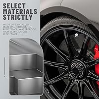 Vista 5 de Tapones de vástago de válvula de neumático de calavera para ruedas, cubiertas herméticas a prueba de polvo con anillo de goma tórico, tapas