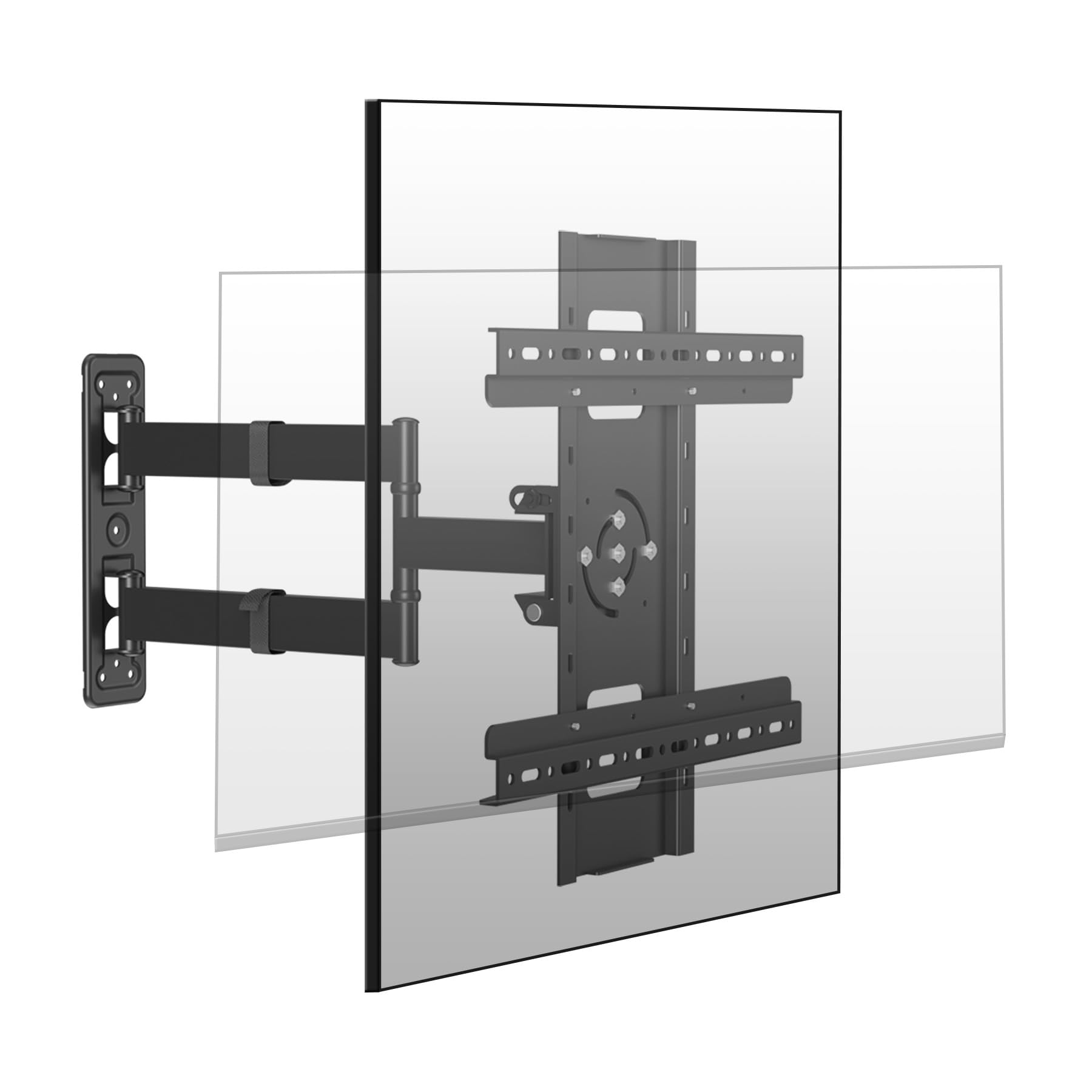 50 55 Vertical TV Wall Mount Swivel Tilt Rotate Arm Fits Most 32-60 inch LED LCD Flat Curved Screen Bracket, Full Motion 90 Degree Max VESA 400x400mm Up to 61.7lbs DY3260XZ