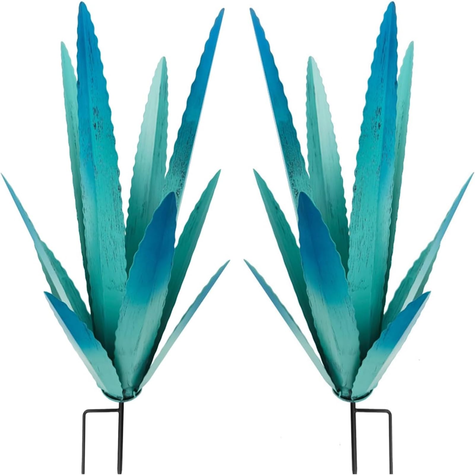 Scultura Rustica Tequila 53 cm, Pianta di Agave in Metallo Fai-da-Te per Decorazione della Casa, Statua Decorativa per Giardino e Cortile, Ornamenti da Giardino per Esterni