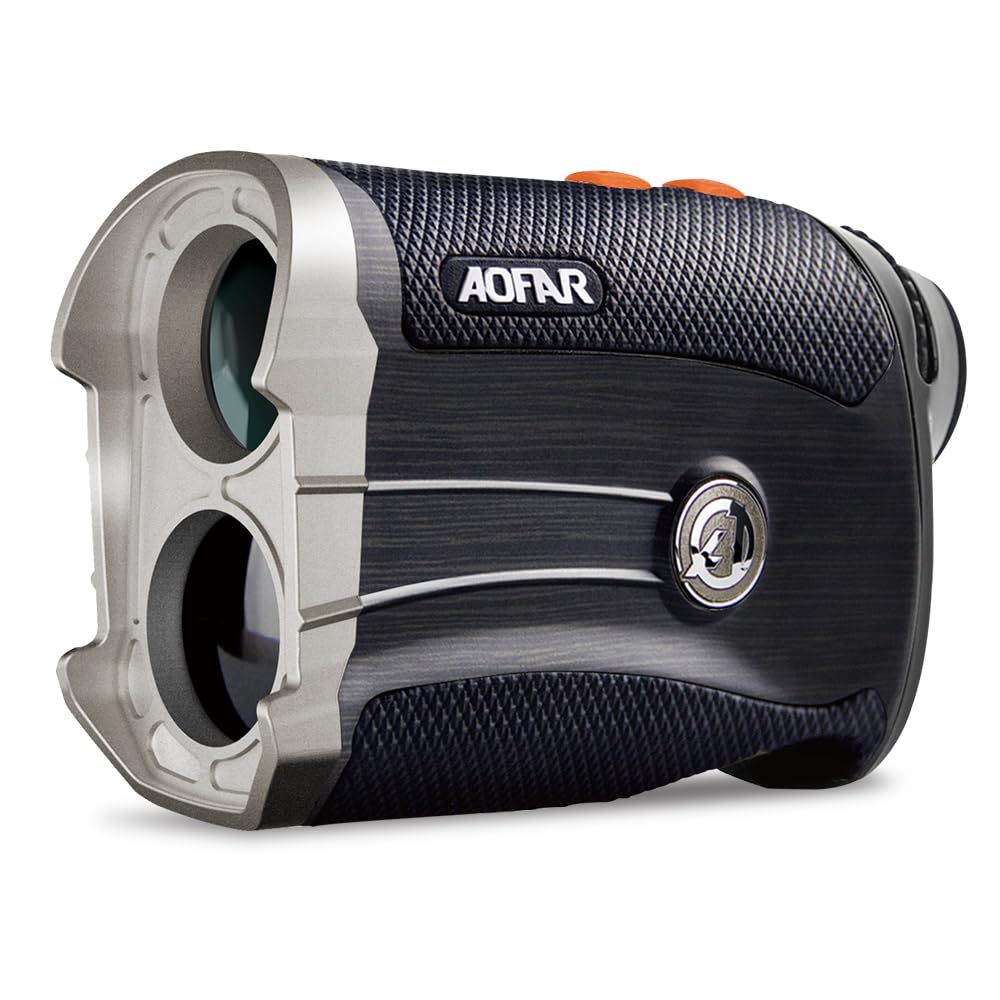 AOFAR GX-2S Pro Télémètre Laser Golf et Chasse 1000Y, Compensation de Pente on/Off, Verrouillage du Drapeau avec Vibration, Distance Horizontale, Mesure d'angle, Haute Précision