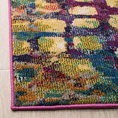 Tapete decorativo SAFAVIEH 2' x 4' Fucsia Oro miniatura 4