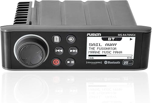 Miniatura 7 de Fusion MS-RA70NSX - Sistema de radio marino con jaula DIN MS-RA70DC