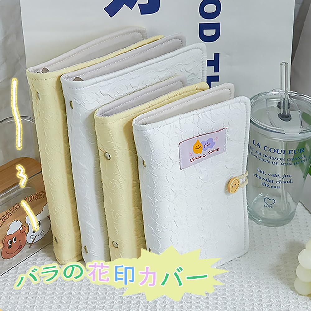 Amazon.co.jp: システム手帳 かわいい a5 手帳 リフィル付き 