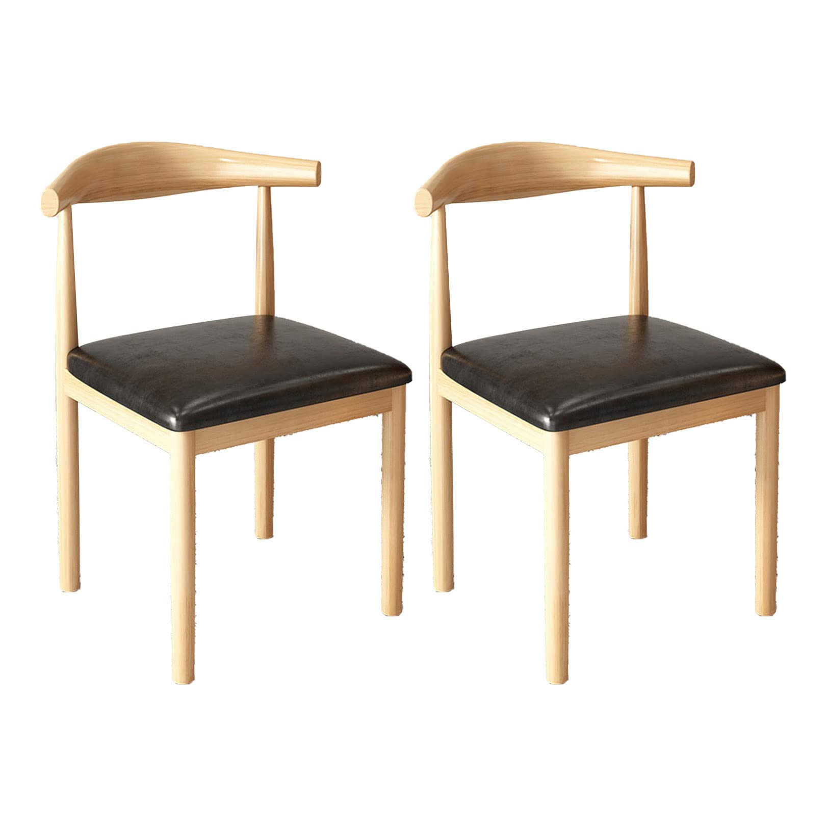 Chaise de salle à manger en similicuir de qualité hôtel salon