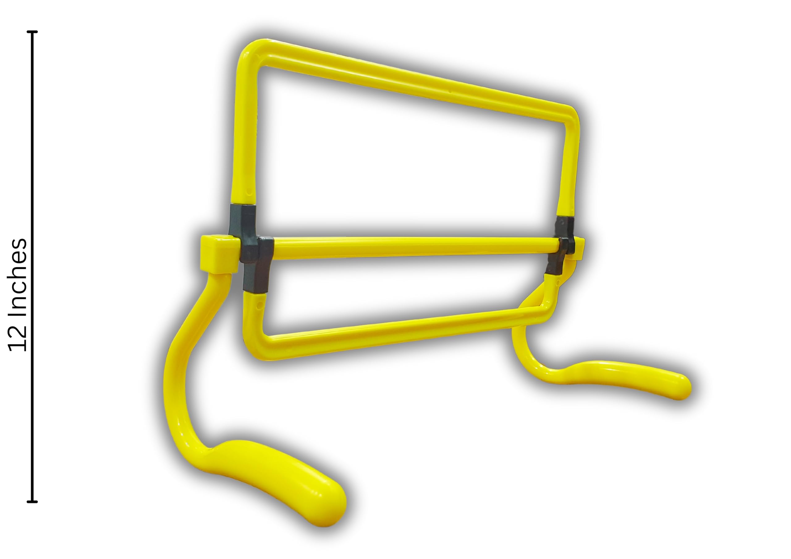 Agility Hurdle Set of 5 Pcs with Multi-Size Adjustment in 6", 9", 12"& 15" for Exercise, Field Training, Obstacle Race etc. 2