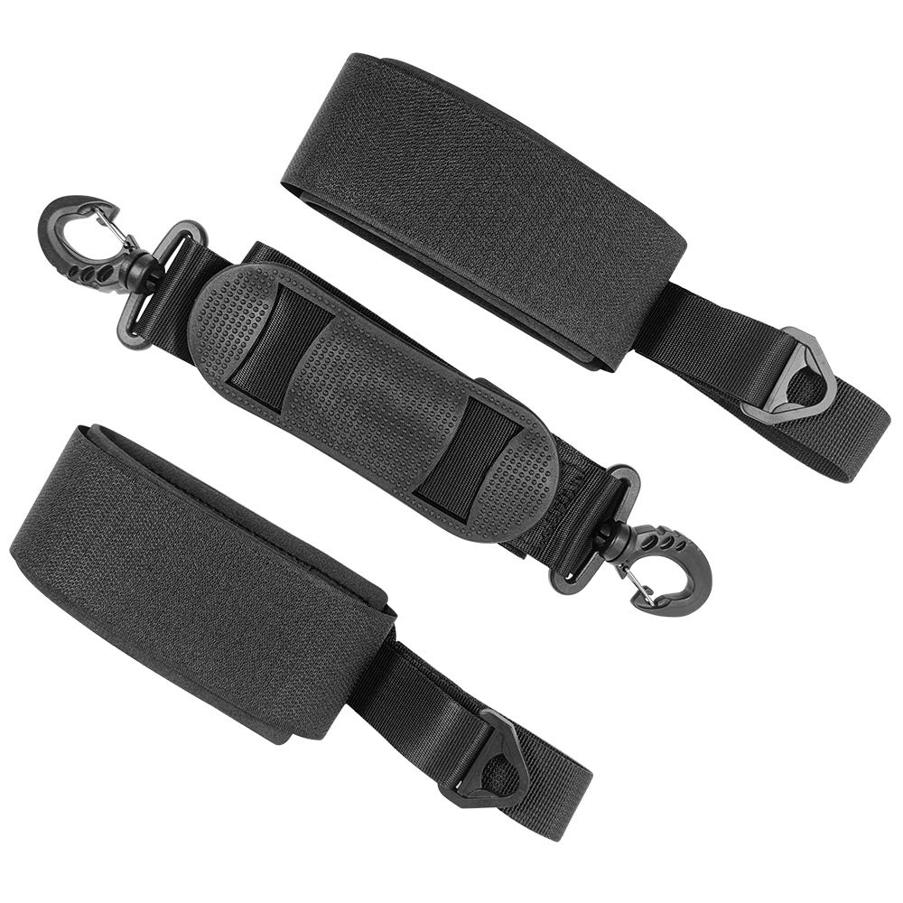 Ski and Pole Carrier Strap Snowboard Boot Carrier Strap Adjustable Ice Skates Shoulder Strap Perfect Ski Boot Strap for Ski Snowboard Ice Skate etc.