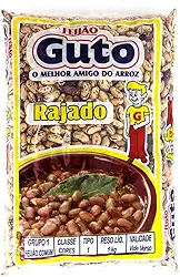 Feijão Rajado Guto 1KG
