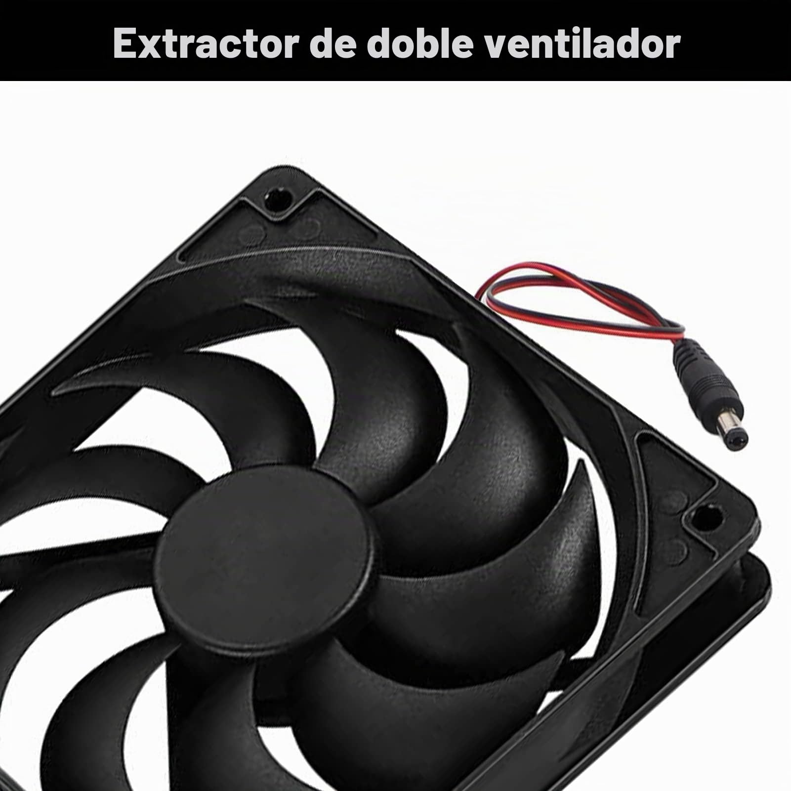 Agatige Kit De Ventilador De Panel Solar, Mini Doble Ventilador De Escape Solar Impermeable, Ventilador Solar Para Exterior Doble Equipo Para Invernaderos, Gallineros, Cobertizos Y Casas De Mascotas
