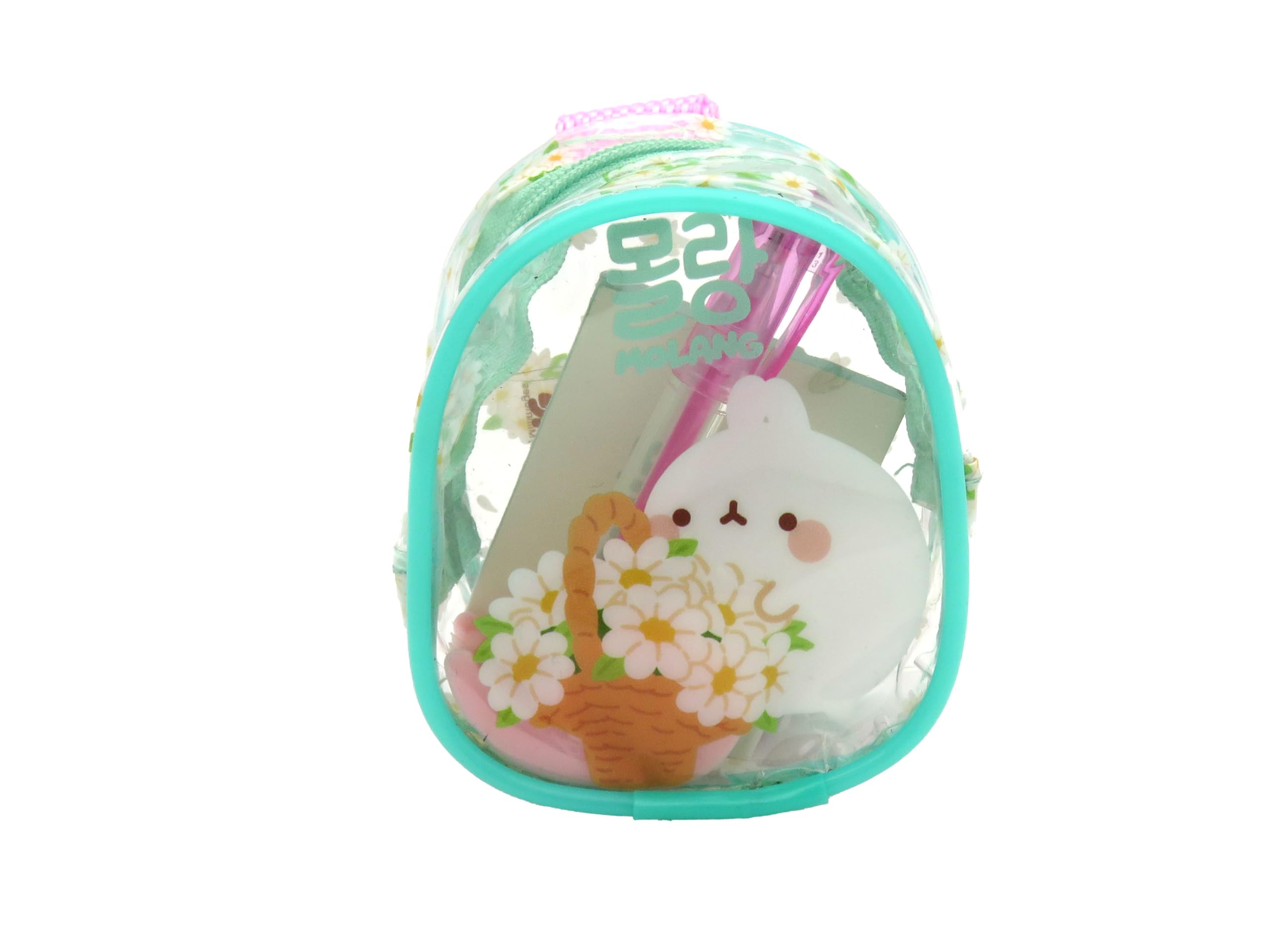 CyP Brands Molang Stationery Gift Set Wallet Blossom, Multicoloured, Official Merchandise