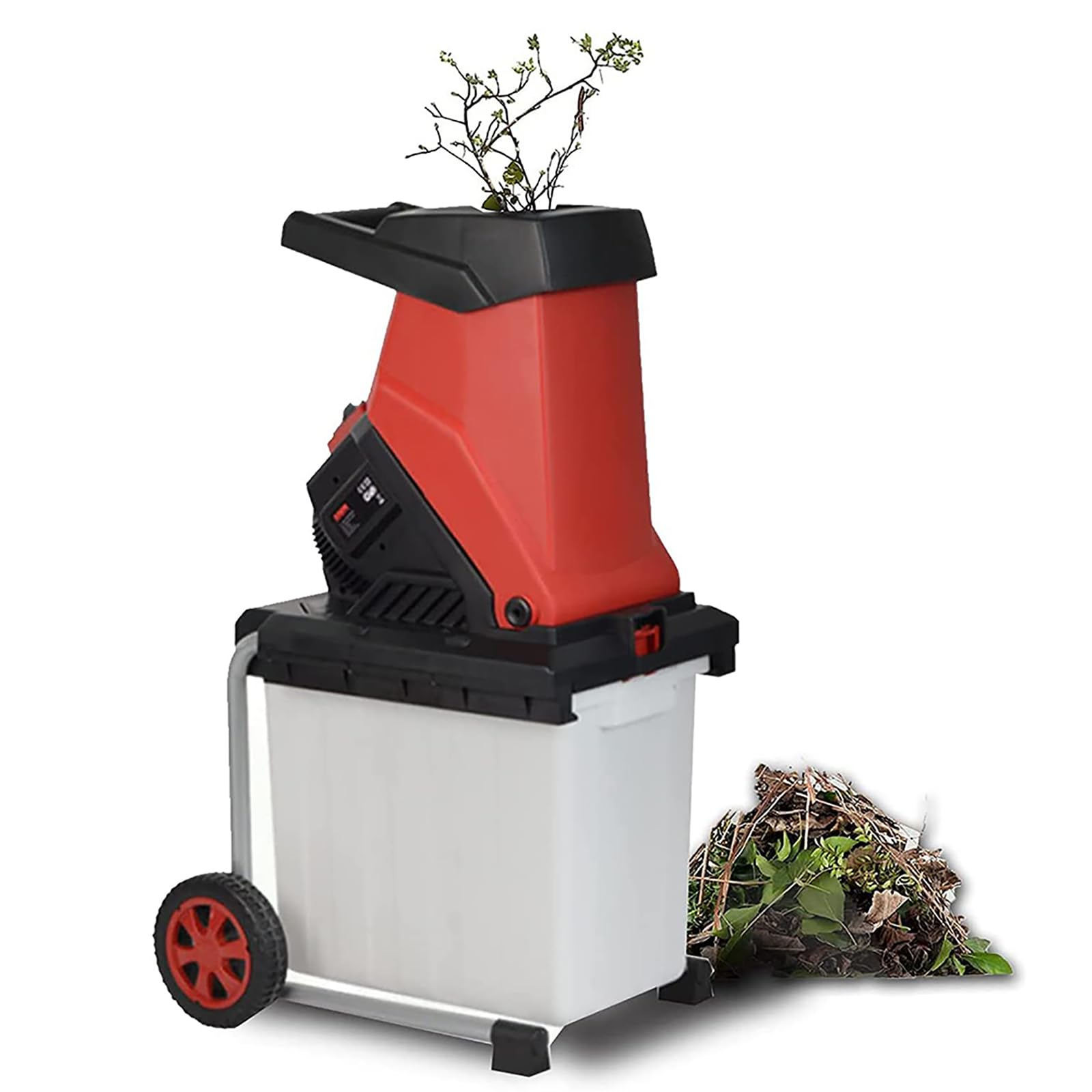 Buy Garden Branch Shredder, 2500W Powerful Electric Wood Chipper, 50L