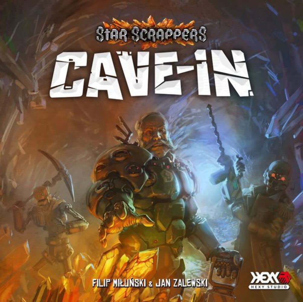 Star Scrappers: Cave-in - Board Game by Hexy Games Studios 2-4 Players - Board Game for Family 45 Mins of Gameplay - Games for Family Game Night - Kids and Adults Ages 12+ - English Version