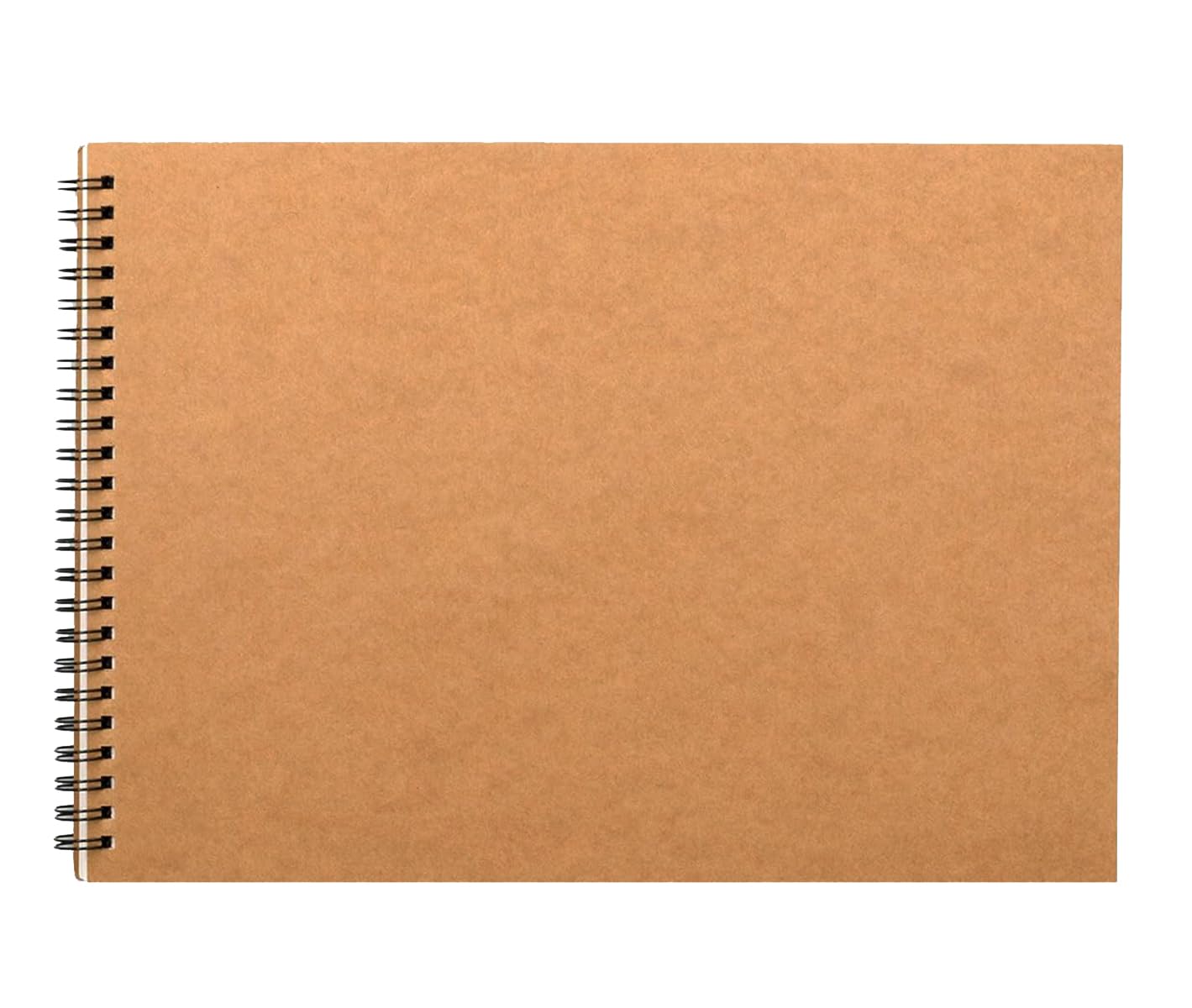A4 Sketch Books Sketch Pads Hard Back Cover A4 Spiral Bound Sketch Pad 160gsm Paper 60 Pages (A4-1Pack), Off White Paper - Image 2