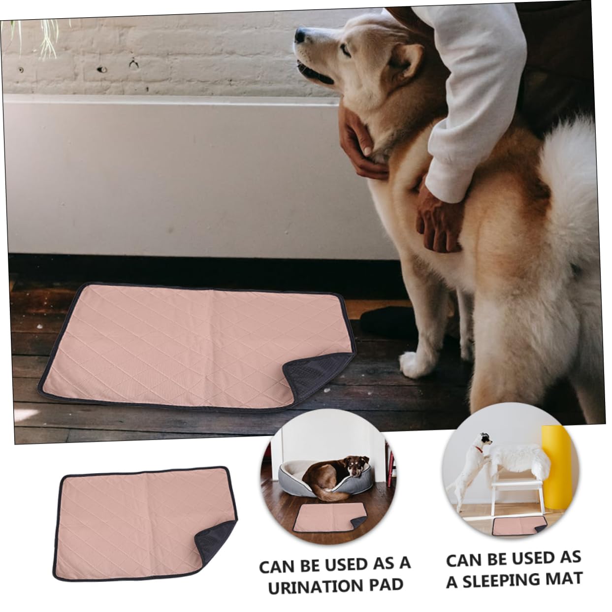 Toyvian Tappetini Cane Lavabili Riutilizzabili , Impermeabili e Assorbenti per Cani e Cuccioli, per Addestramento e Giardino
