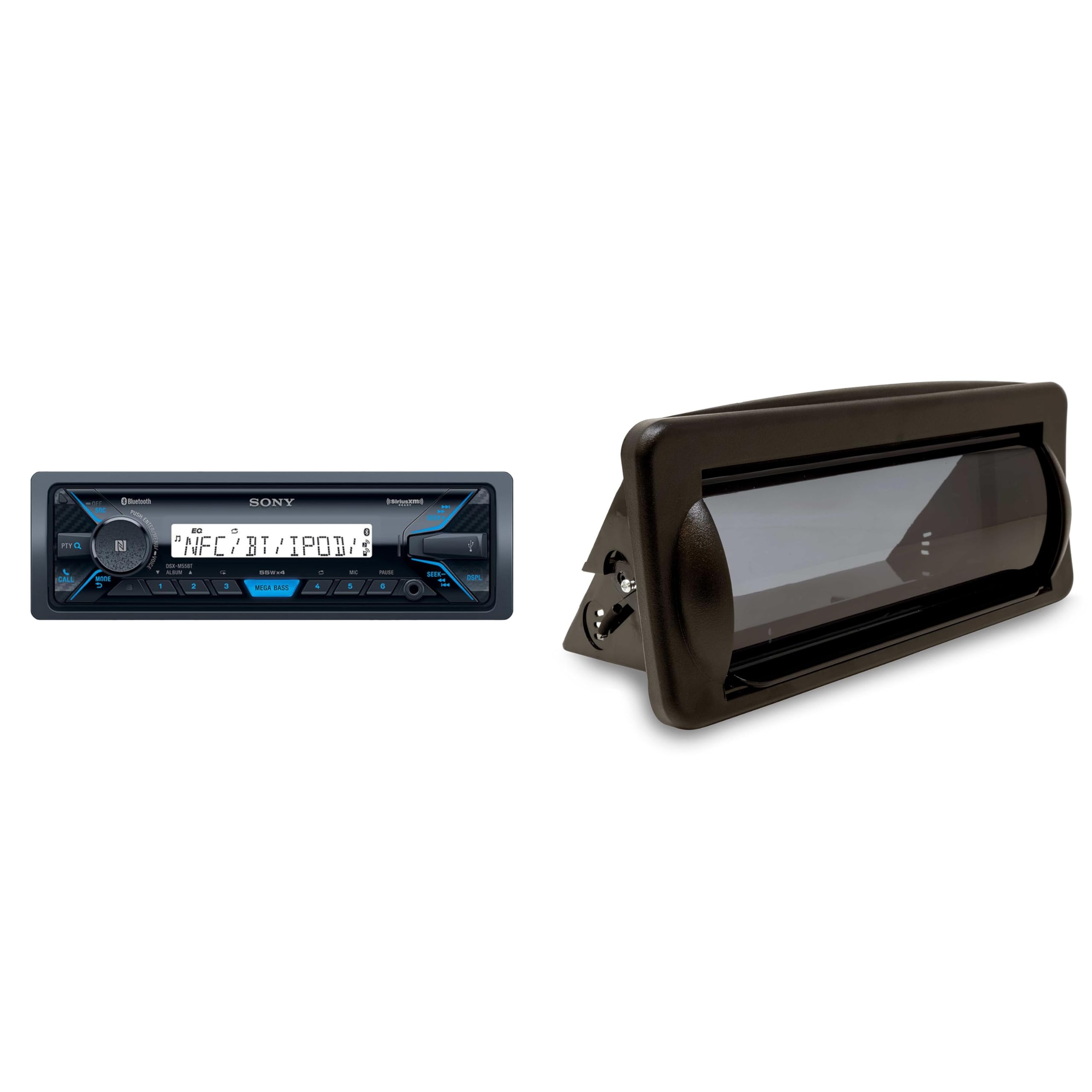 Sony Marine DSX-M55BT with Black Marine Cover