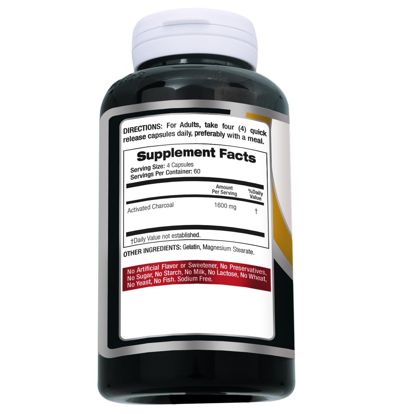 FITO MEDIC'S Lab | Activated Charcoal | 240 caps | Activated Charcoal Pills — Amazon image 2