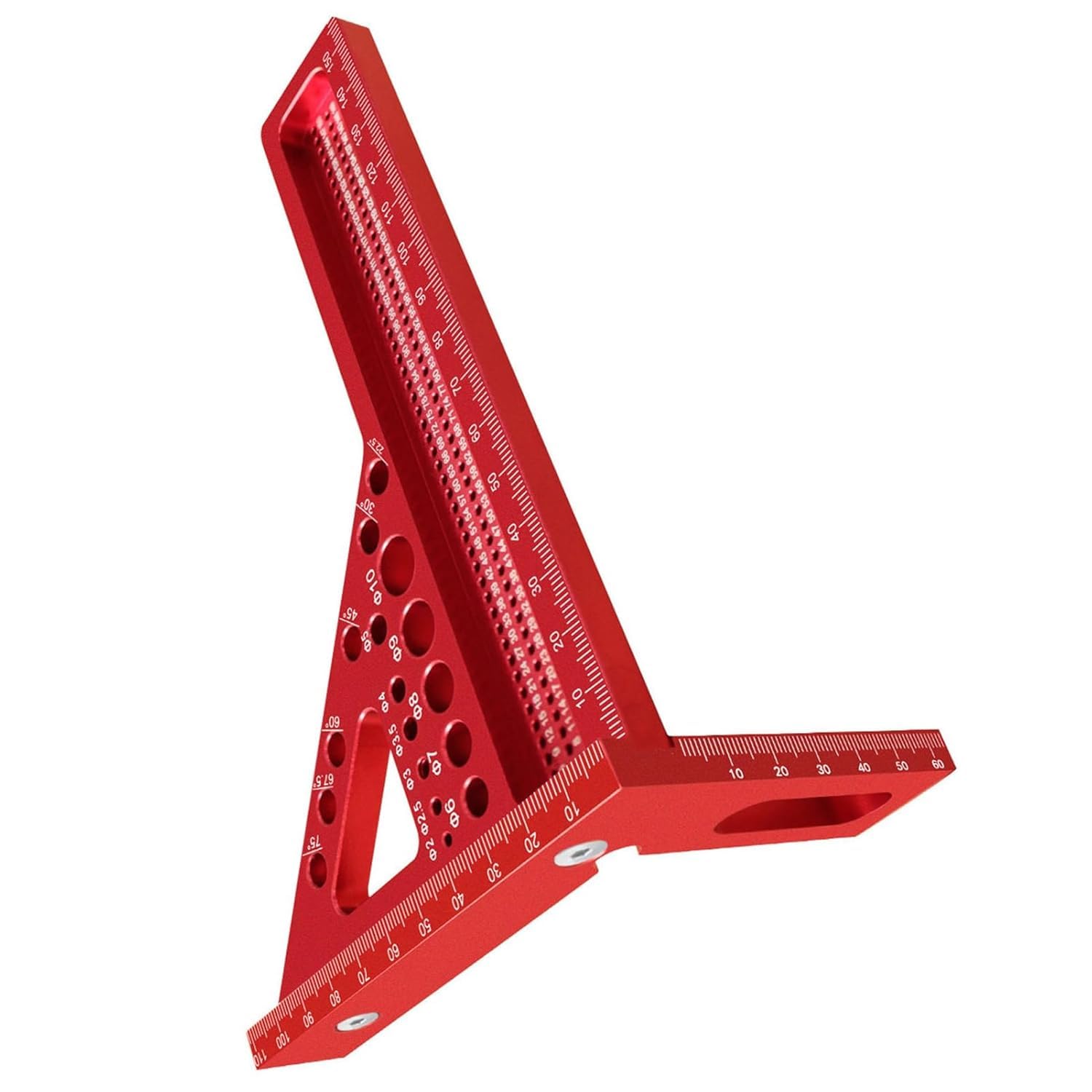 Quadrato Mitre 3D, Regola di misura multi-angolare, Strumento di precisione in lega di alluminio per falegnameria, 15